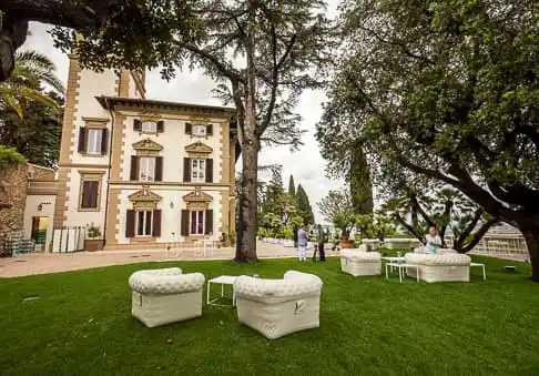 Matrimonio a Villa Mussio - giardino allestito